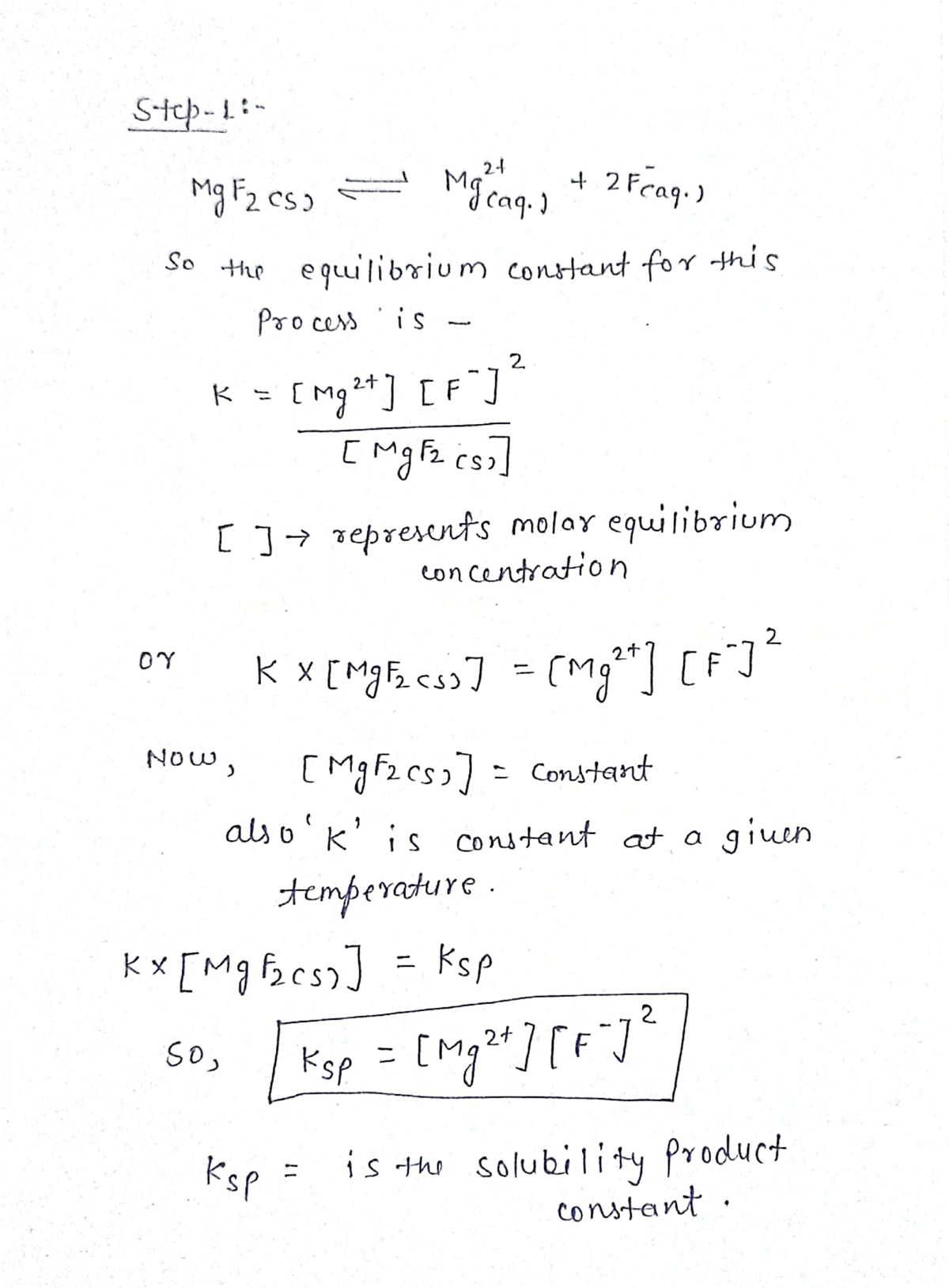 Chemistry homework question answer, step 1, image 1